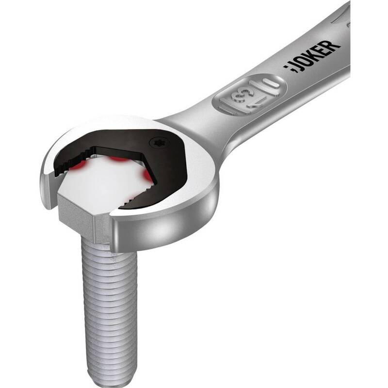 Wera Joker Maul- und Ringratschenschlüssel 17mm 80 Zähne Chrom-Molybdän - 4013288164384