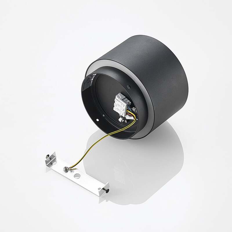 Arcchio Deckenlampe Walisa LED dimmbar Lampe Leuchte schwarz Ø15cm Metall Licht - 4251096588538