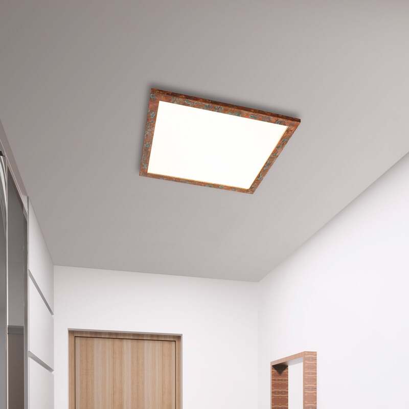 Quitani Deckenleuchte Deckenlampe LED Panel Aurinor Kupfer Beleuchtung 68 cm - 4251911769241