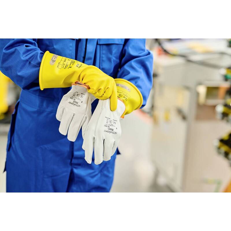 Ansell ActivArmr Elektrikerhandschuh Größe 8 EN 21420:2020 EN 60903 1 Paar gelb - 10076490104600