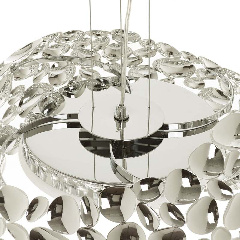 Schuller Valencia Hängeleuchte Narisa LED Pendelleuchte Lampe chrom Ø46cm 3000K - 8435435318734