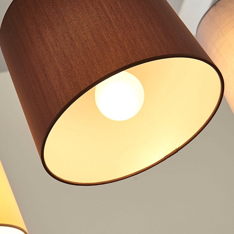 Lindby Textilhängeleuchte Hermina Wohnzimmerlampe Pendelleuchte Deckenleuchte - 4251096540529