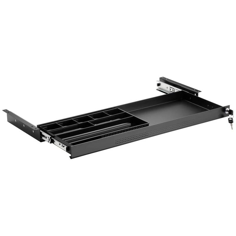 SpeaKa Professional SP-10938492 Untertisch-Schublade 740 x 449 mm abschließbar - 4064161240541
