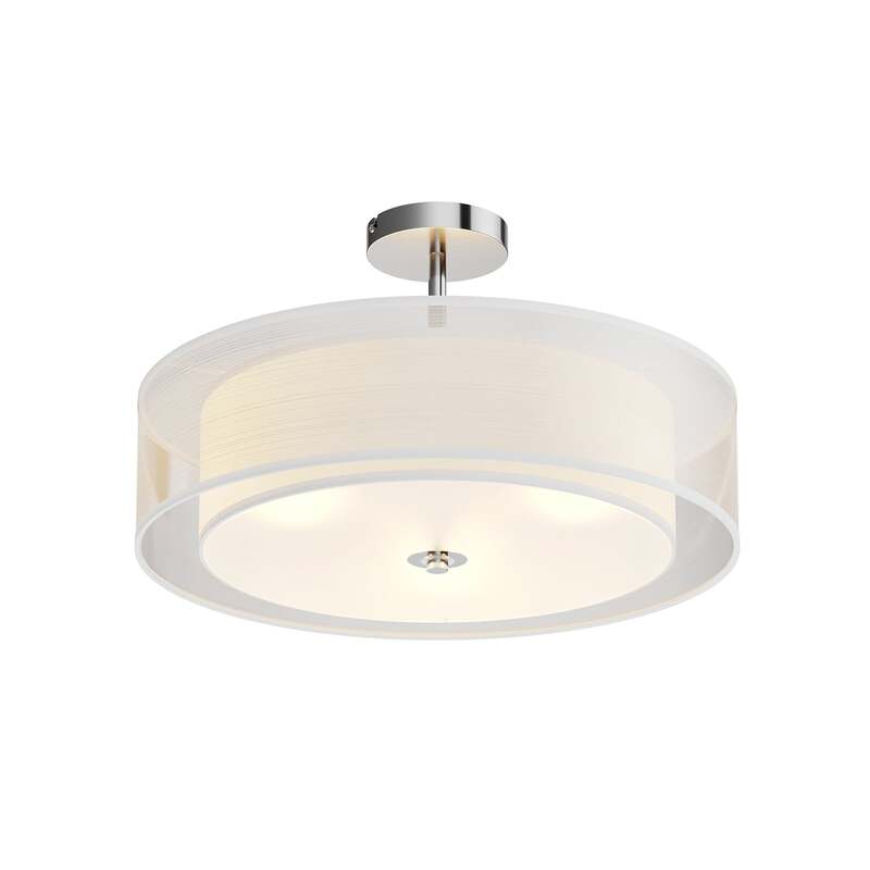 Lindby Deckenleuchte Pikka LED Lampe Leuchte dimmbar weiß Ø50cm 3-flammig - 6291106558555