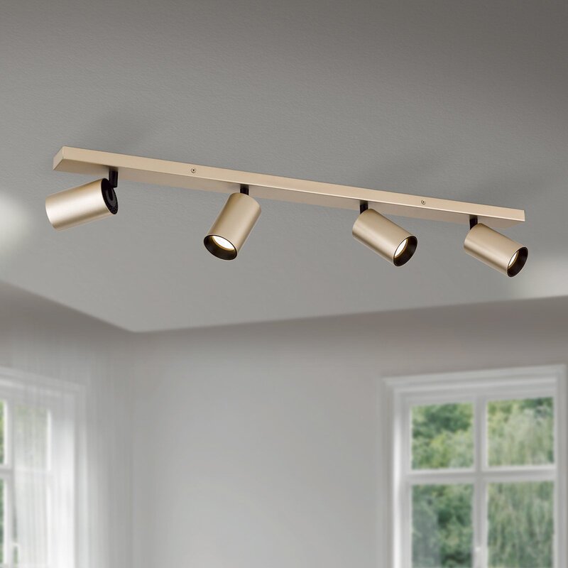 Orion Strahler Sean Deckenlampe Deckenlicht 4-flg. goldfarben Metall schwenkbar - 9003090277681