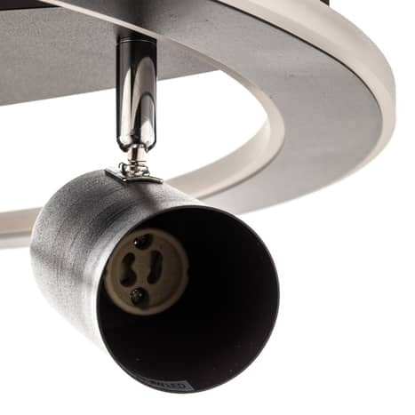 Deckenleuchte Lampe Licht Lindby Berisha LED schwarz vierflammig Deckenlampe394 - 4251911728798