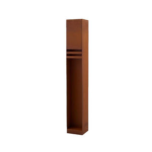 B-Ware Lucande Wegeleuchte Gartenleuchte Oxido LED rostfarben 80cm IP44 Cortenstahl