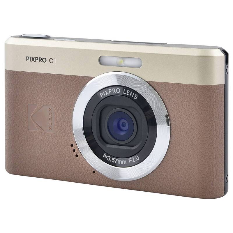 Kodak Digitalkamera PIXPRO C1 Braun 13MP Kompaktkamera Fotokamera Full HD - 0819900014389