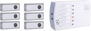 B-Ware m-e modern-electronics FRS-106.1 Funkklingel Funk-Ruf-System Klingelset Klin18