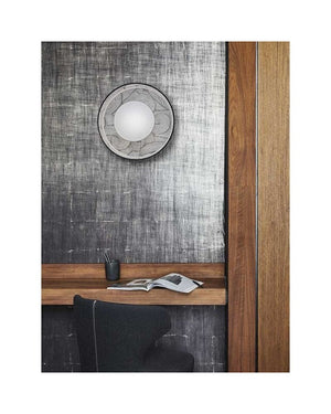 B-Ware MARKET SET Wandleuchte Wandlampe Mokuzaï LED Designer Lampe dunkelblau 38cm