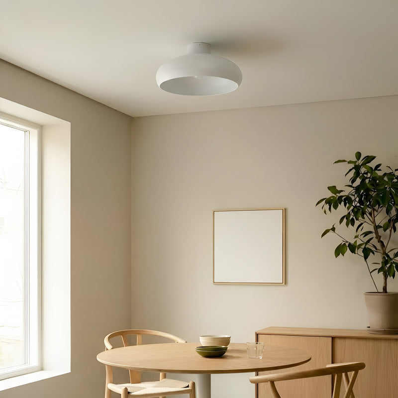 Lindby Deckenleuchte Elover LED Lampe Leuchte dimmbar beige Ø45cm 22cm hoch - 4251911792034