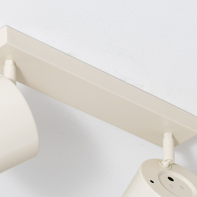 Deckenspot Chloe verstellbar 2-flammig beige Stahl dimmbar GU10 15W LED - 5902553234985