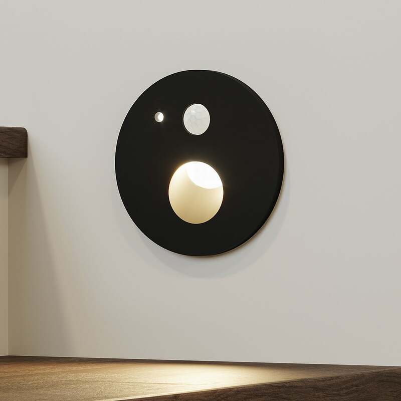 Arcchio Neru LED-Einbaulampe schwarz 7,5 cm Sensor warmweiß 2,3 W IP20 - 4251911749595
