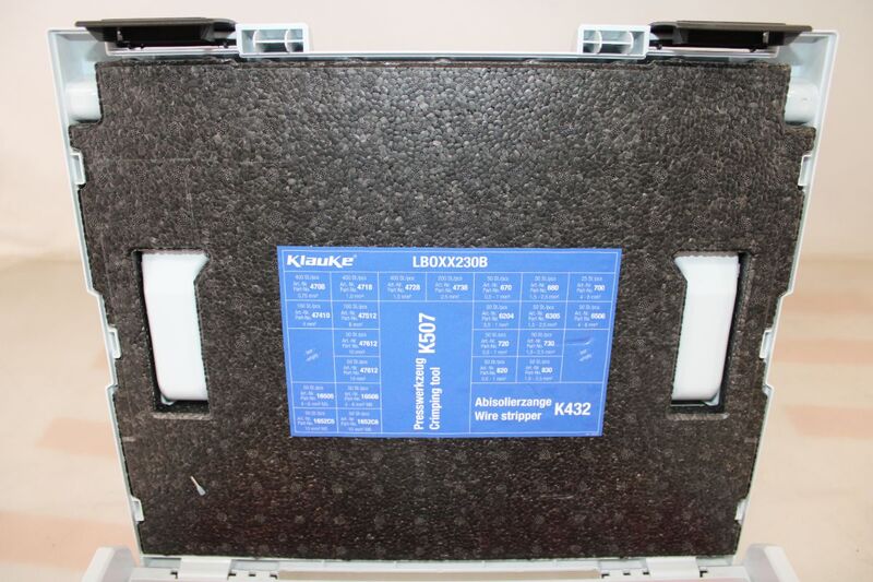 Klauke Quetschverbinder Sortiment LBOXX230B inkl. Crimpzange und - 4012078787307