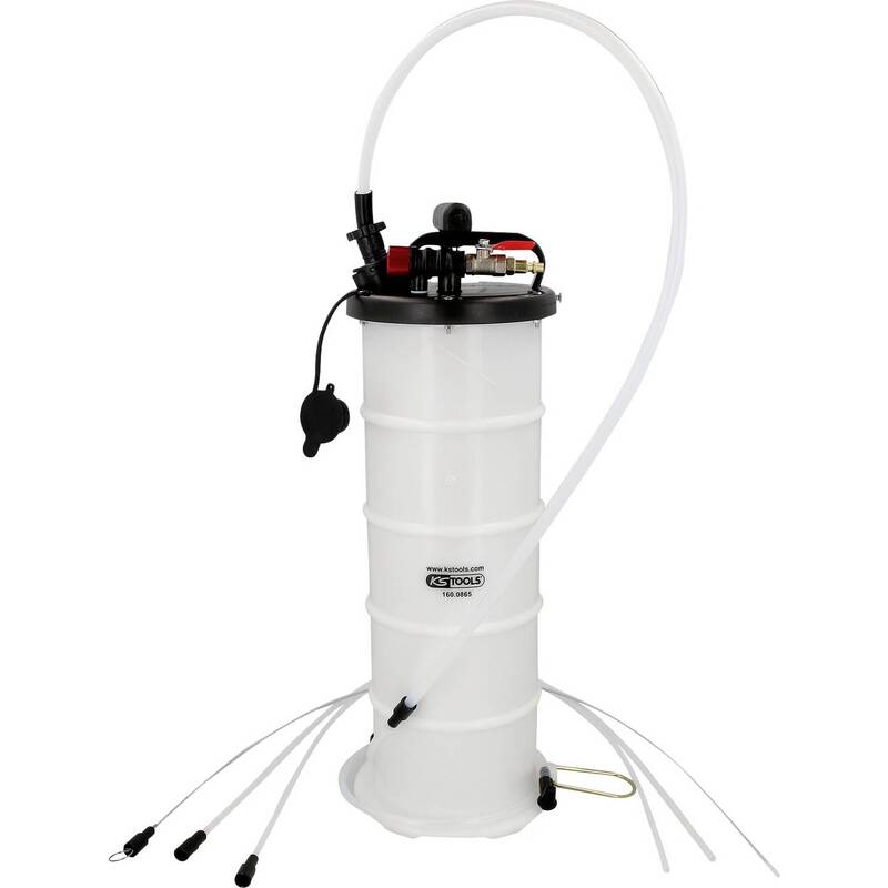 KS Tools Vakuum-Absaugpumpe 6,5l Absaug-Schnellanschluss-System 4 Sonden - 4042146976692