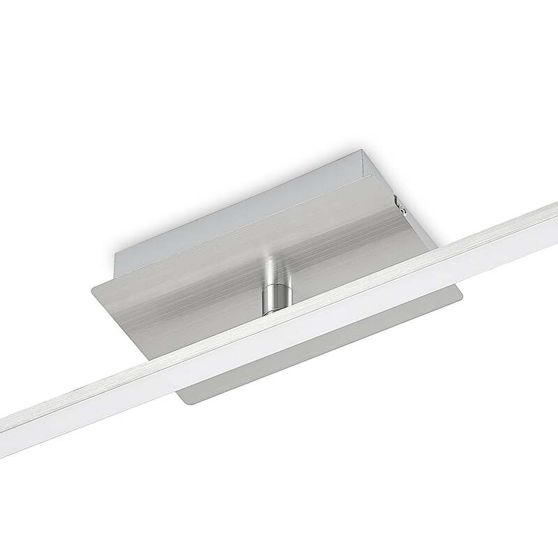 Lindby Deckenleuchte Kerem LED Lampe dimmbar nickel 345cm 2300 Lumen warmweiß - 4251096595604