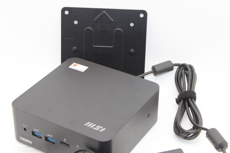 MSI Mini PC CUBI NUC 1MG-024XDE Intel Core 3-100U 8GB 256GB SSD Wi-Fi 6E - 4711377230346