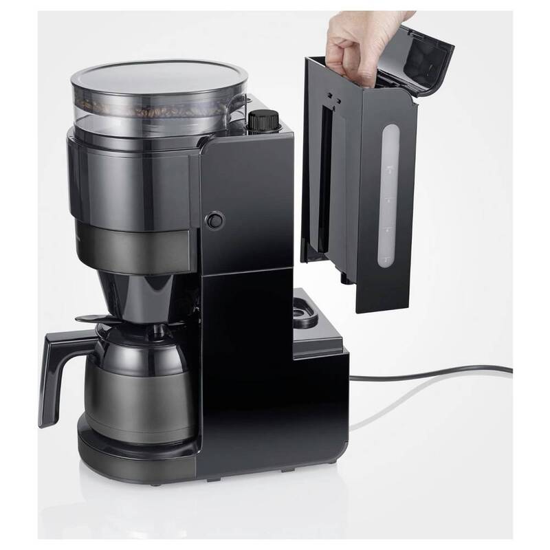 Severin Kaffeemaschine KA 4831 mit Mahlwerk und Thermokanne schwarz 900W - 4008146049156