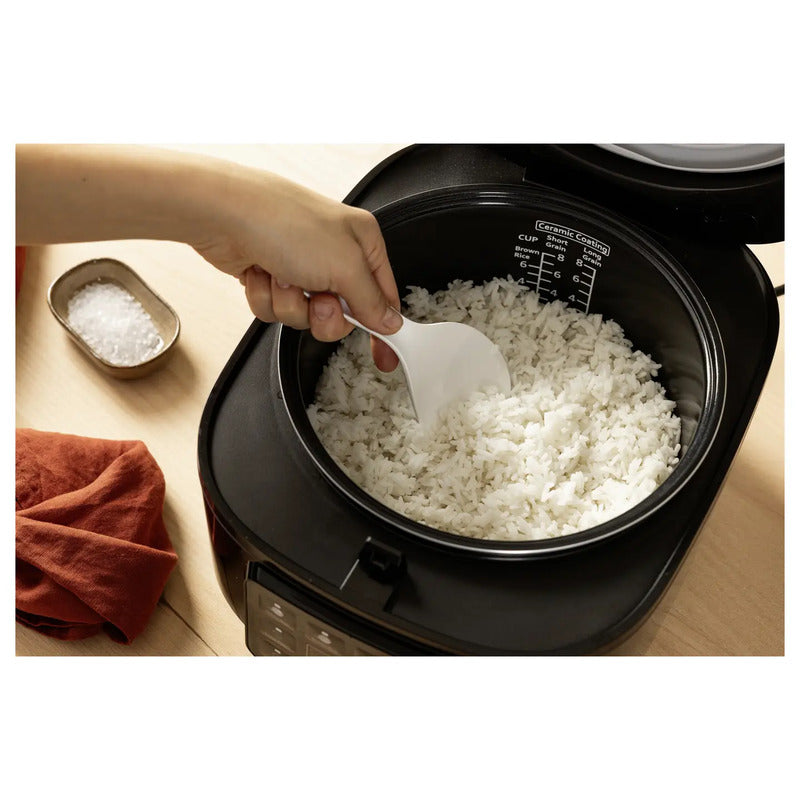Panasonic Reiskocher Reisekocher Fuzzy-Logic BPA-frei 1,5l schwarz tragbar 770W - 5025232983728