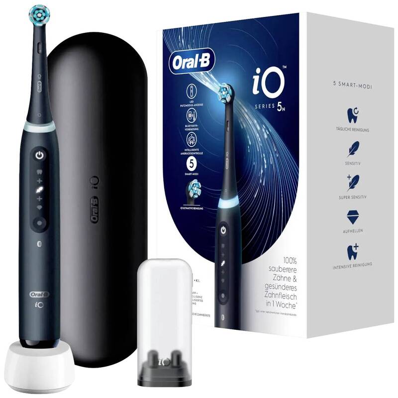 Oral-B iO Series 5 611038 Elektrische Zahnbürste Rotierend/Oszilierend Schwarz - 4210201415107