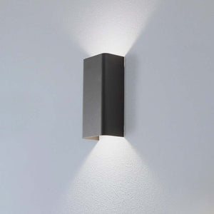 B-Ware Nowodvorski Lighting Wandleuchte Bergen hellgrau 23 cm GU10 dimmbar IP20