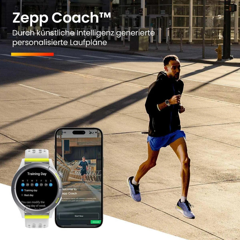 Amazfit Cheetah Smartwatch Sportuhr mit GPS und KI-Coach in Grau 46,7mm 1 Stück - 6972596106708