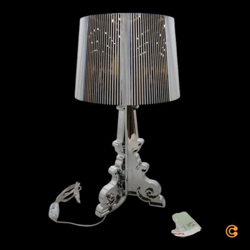 Kartell Bourgie LED-Tischleuchte Lampe silber Polycarbonat Tischlampe Leuchte - 8034105780941