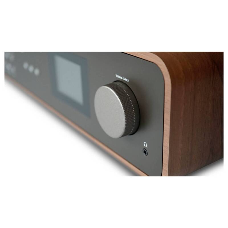Pure Retro Stereoanlage Schwarz Walnuss DAB Bluetooth 50W Heim-Audio-Mikrosystem - 0759454301309