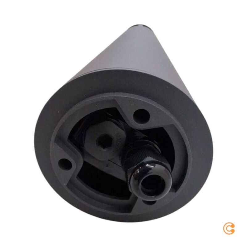 Deko-Light Wegeleuchte Facado II Gartenleuchte LED dimmbar grau/rauch Ø11cm IP65 - 4042943179036