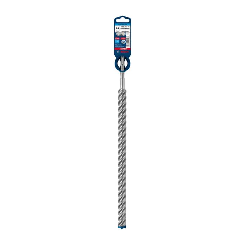Bosch Hammerbohrer Bohrer EXPERT 7X SDS-plus 24mm 4 Schneiden 450mm Beton - 4059952532233