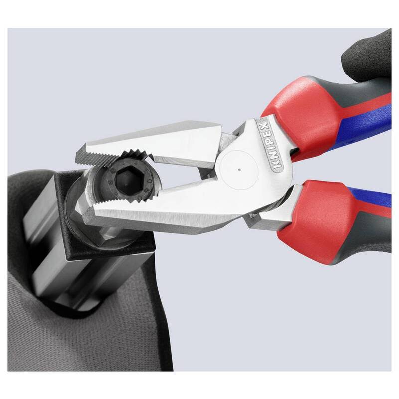 Knipex Kombizange Kraftzange 225mm Werkzeugstahl induktiv gehärtet 63HRC 400g - 4003773010005