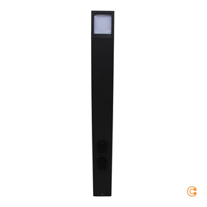 B-Ware Deko-Light Steckdosensäule Steckdosensäule Facado 100cm grau SIEHE TEXT/FOTO