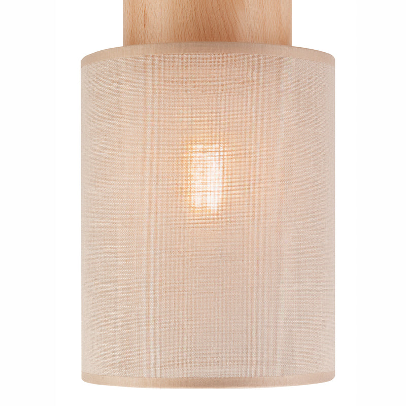 Envostar Asolita Deckenleuchte Stoffschirm beige Deckenlampe Lampe Leuchte Spot - 4251911780895