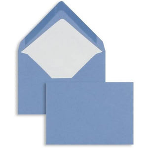 B-Ware Blanke Briefumschläge Kuverts C5 157x225mm dunkelblau gerippt gummiert 100 STÜCK