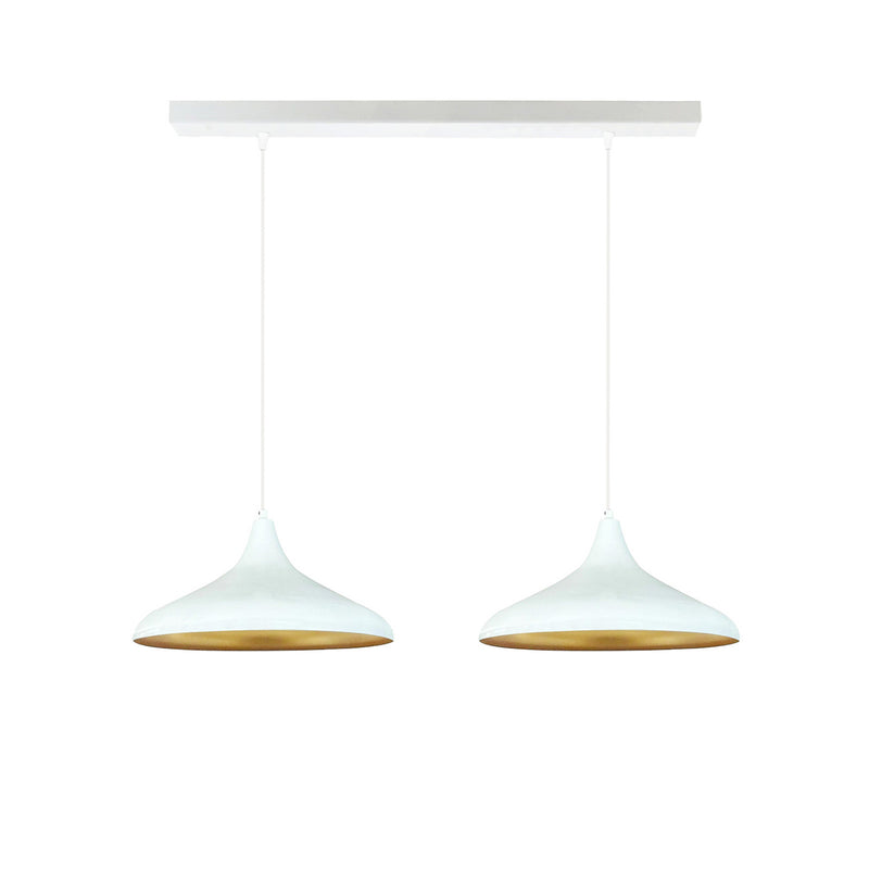 ROYALTECH Hängeleuchte Claus LED Pendelleuchte Lampe dimmbar weiß gold 85cm - 8684543261887