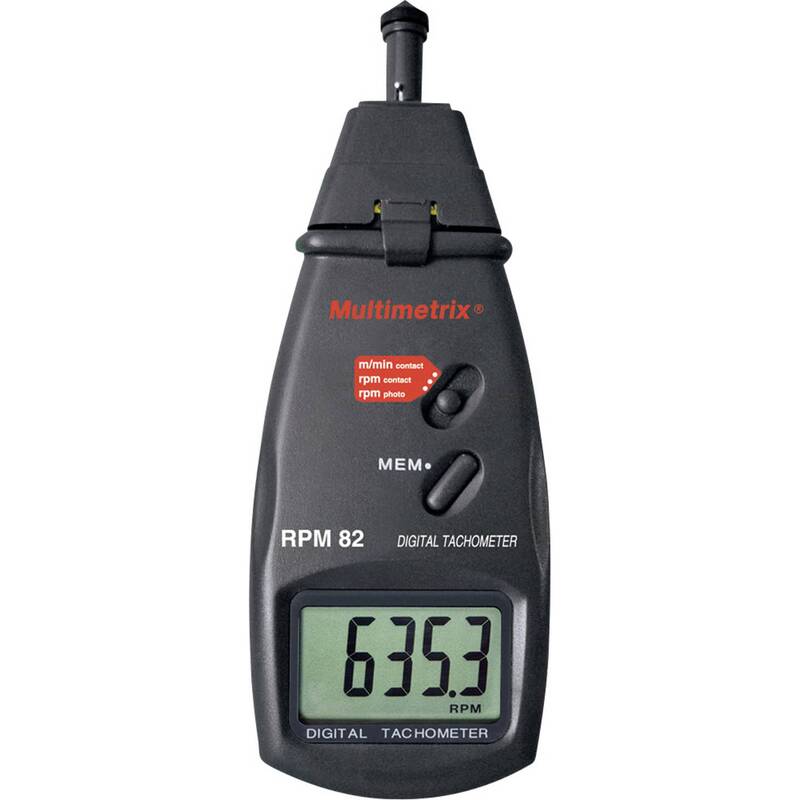 Multimetrix Drehzahlmesser Messgerät Umdrehungszähler SIEHE TEXT/FOTO - 3760171415559