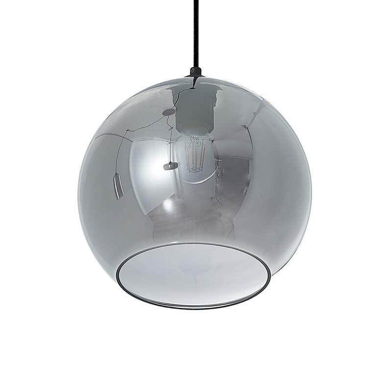 Lucande Zyli Pendelleuchte Hängeleuchte Deckenlampe Lampe dreiflammig rauchgrau - 4251911701715