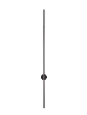 B-Ware Nova Luce Wandleuchte Wandlampe Led Aden Schwarz Warmweiß Wohnzimmer 120 Cm 20 W