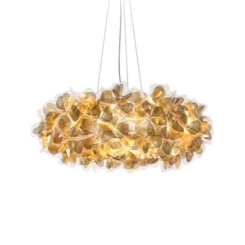 Slamp Hängeleuchte Clizia Mama Non Mama LED Pendelleuchte Lampe gold klar Ø78cm - 8024727096919