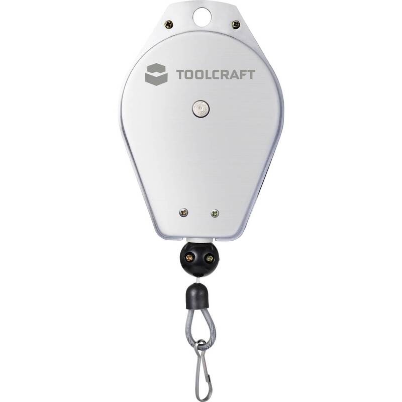TOOLCRAFT Federzug Seilauszug 2m Tragkraft max. 3kg - 4064161190198