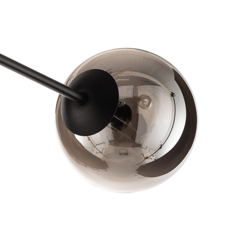 EMIBIG LIGHTING Deckenleuchte Lampe Glassy Glas graphit schwarz LED Leuchte E14 - 5901738919105
