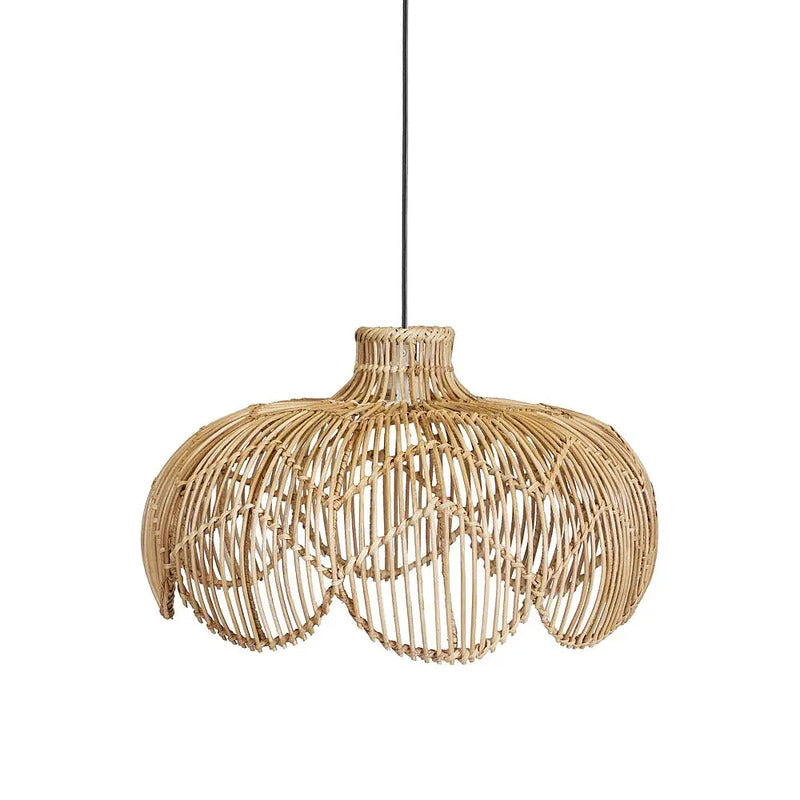 PR Home Lampada a Sospensione Da Esterno Belle, Rattan Naturale, Ø 43 Cm, Spina IP44 - 7330976147571