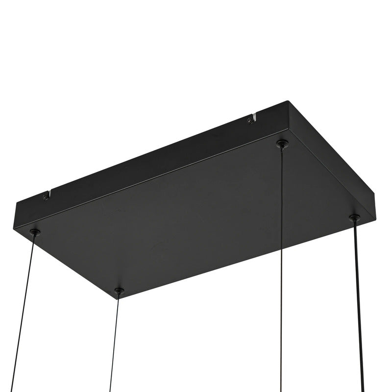 Lucande Pendelleuchte Hängeleuchte LED Lampe Estante schwarz dimmbar Eisen352 - 4255830901089