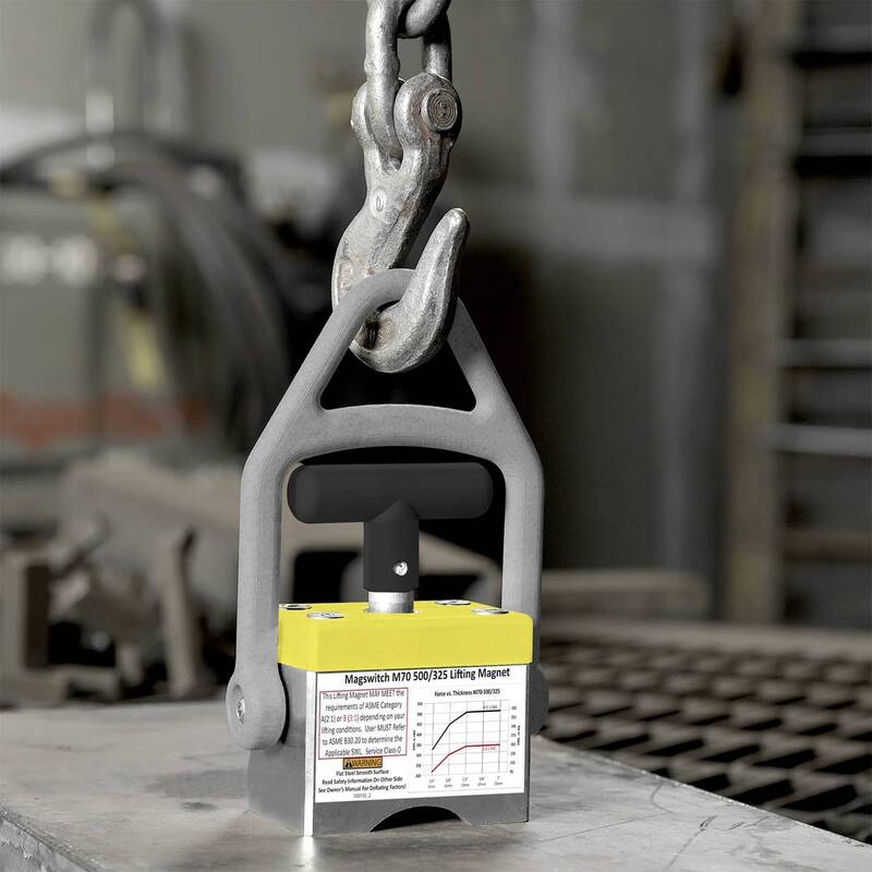Magswitch Hubmagnet MLAY1000 Magnetheber 1000lbs Haltekraft 333lbs Magnet - 0878628000531