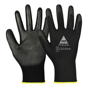 B-Ware Hase Montagehandschuhe Arbeitshandschuhe Handschutz Schwarz Größe 8 29 PAAR