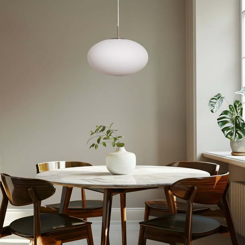 Lindby Hängeleuchte Sonika LED Pendelleuchte Lampe dimmbar nickel Ø40cm 24cm - 4251096581737