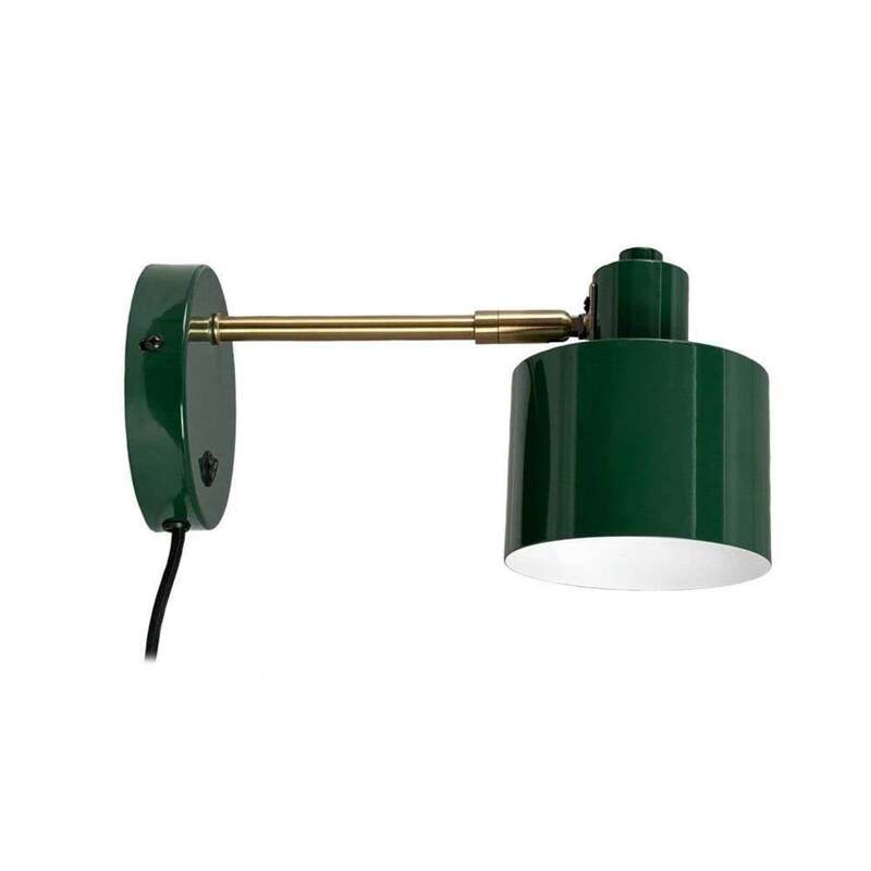 Dyberg Larsen Wandlampe Ocean dunkelgrün Wandleuchte Lampe mit Schalter 30cm - 5704709092629
