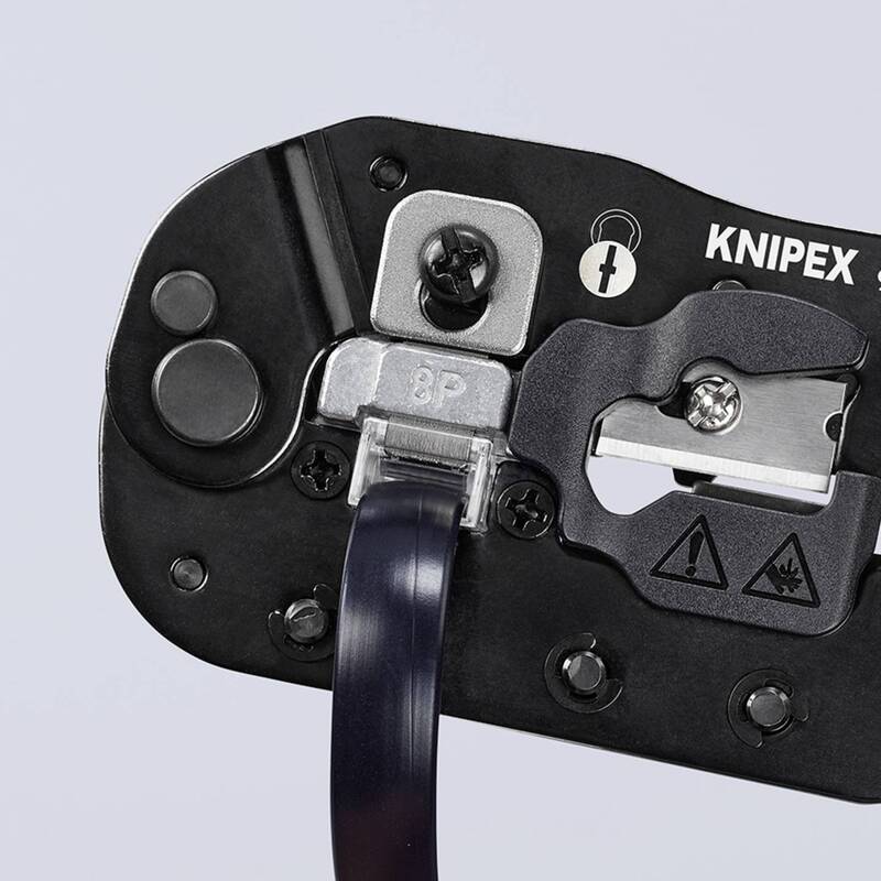 Knipex Crimpzange für RJ45-Westernstecker 97 51 13 Zange Crimpwerkzeug - 4003773087908