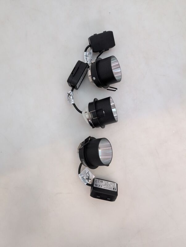 Paulmann Einbauleuchte Spot LED Set schwarz matt eisen dimmbar Aluminium 3er Set - 4000870933831