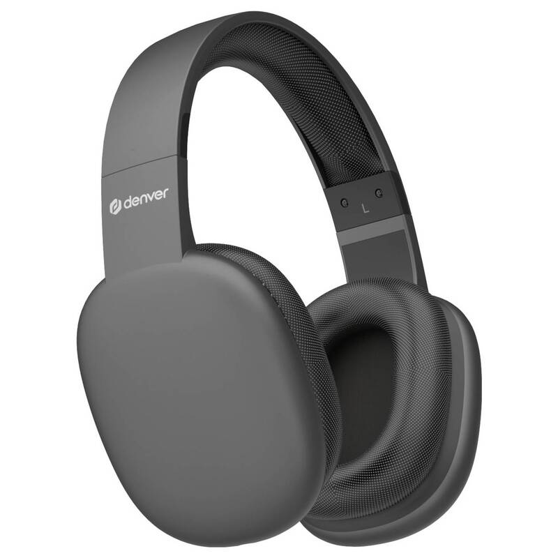 Denver Over Ear Kopfhörer Headset Bluetooth Kabellos Stereo Schwarz Mikrofon - 5706751066085